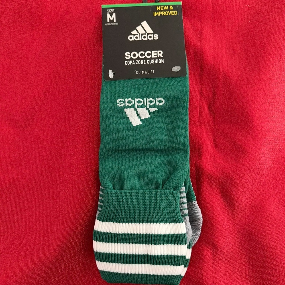 ⚽️⚽️Adidas Green Copa Zone Cushion Soccer Socks⚽️⚽️